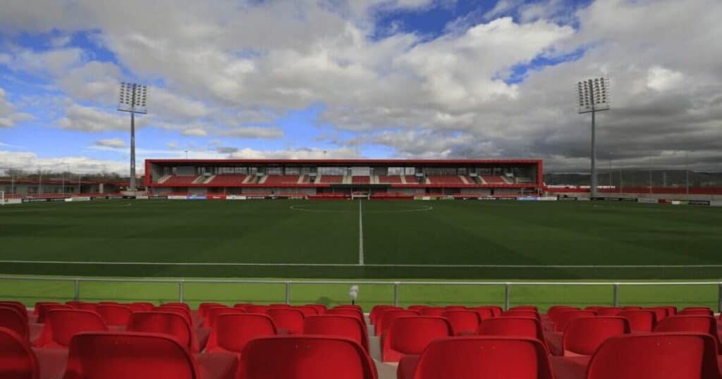 Football Boarding School Training Facility at Atletico de Madrid in Spain.