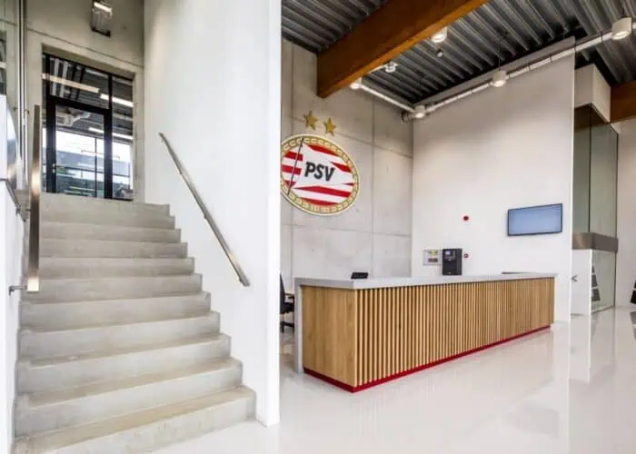 PSV Academy reception area at Campus De Herdgang.