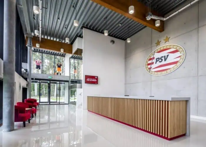 PSV Academy reception entrance at Campus De Herdgang.