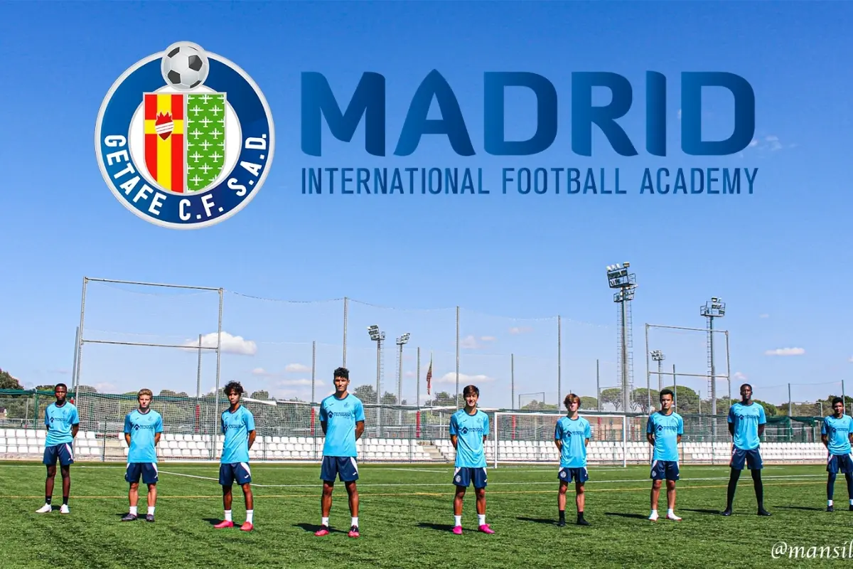Getafe CF academy players in Spain